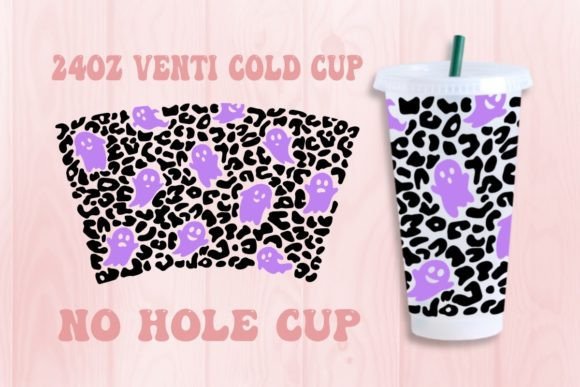 Halloween Leopard Spooky No Hole SVG: Graphics for Crafts