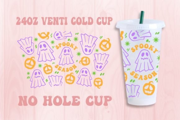 Halloween Spooky Season No Hole Svg: Graphics for Crafts