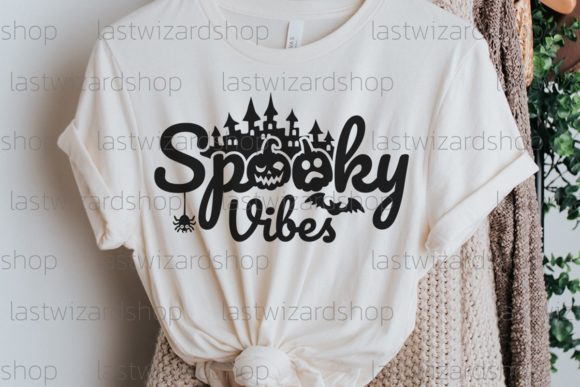 Spooky Vibes SVG: Graphics for Crafts & Halloween Business