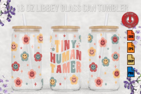 Tiny Human Tamer Graphics for Crafts