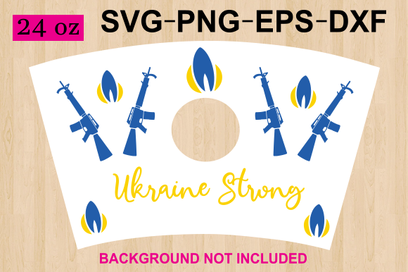 Ukraine Strong Starbucks Cup Wrap: Graphics & Crafts Review